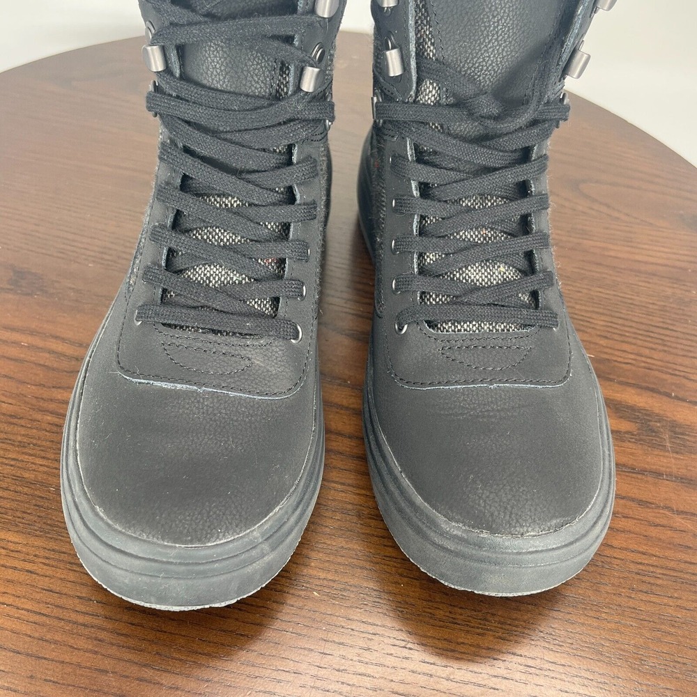 Merrell Holly 2 Women's Bootie 8 Black Gray Leather Lace Up Ankle Shoes J003892 - Picture 3 of 16